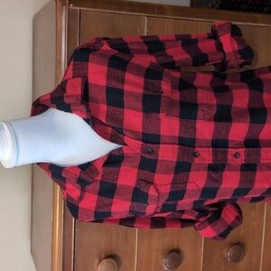 PLAID Goodfellow & Co. Buffalo Black & Red Plaid Flannel SZ M